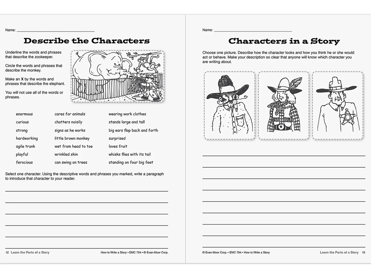 How to Write a Story Workbook - Gr. 4-6