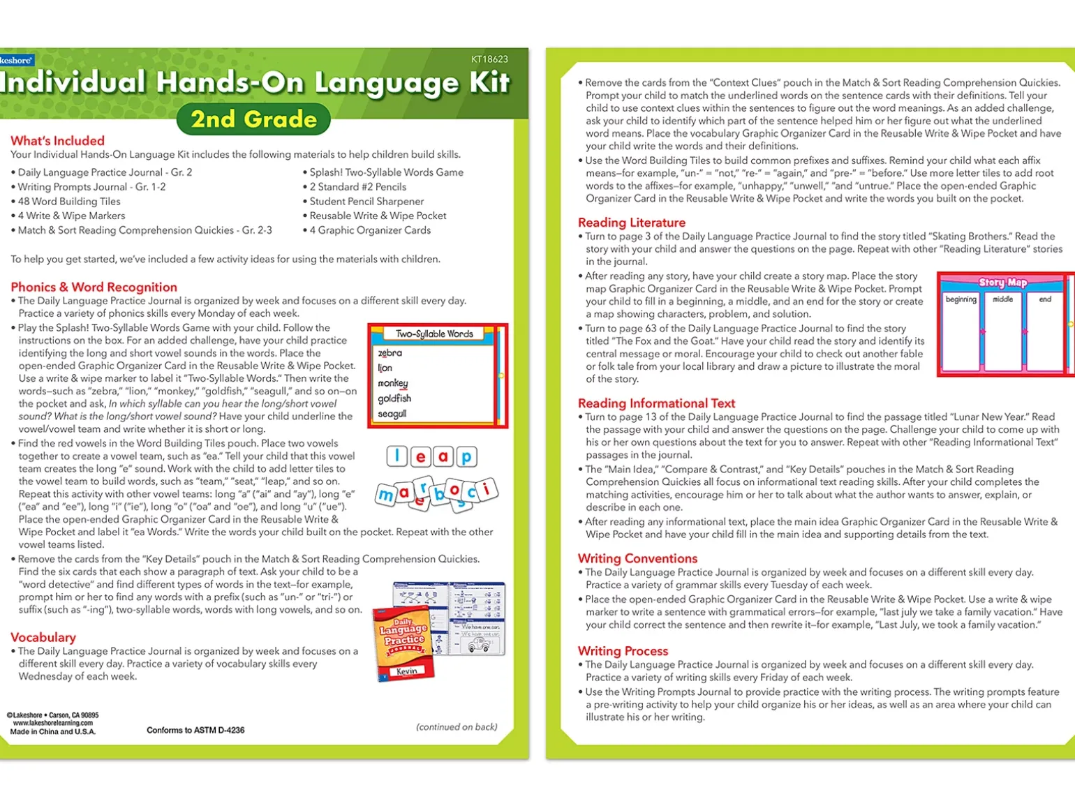 Individual Hands-On Language Kit – Gr. 2