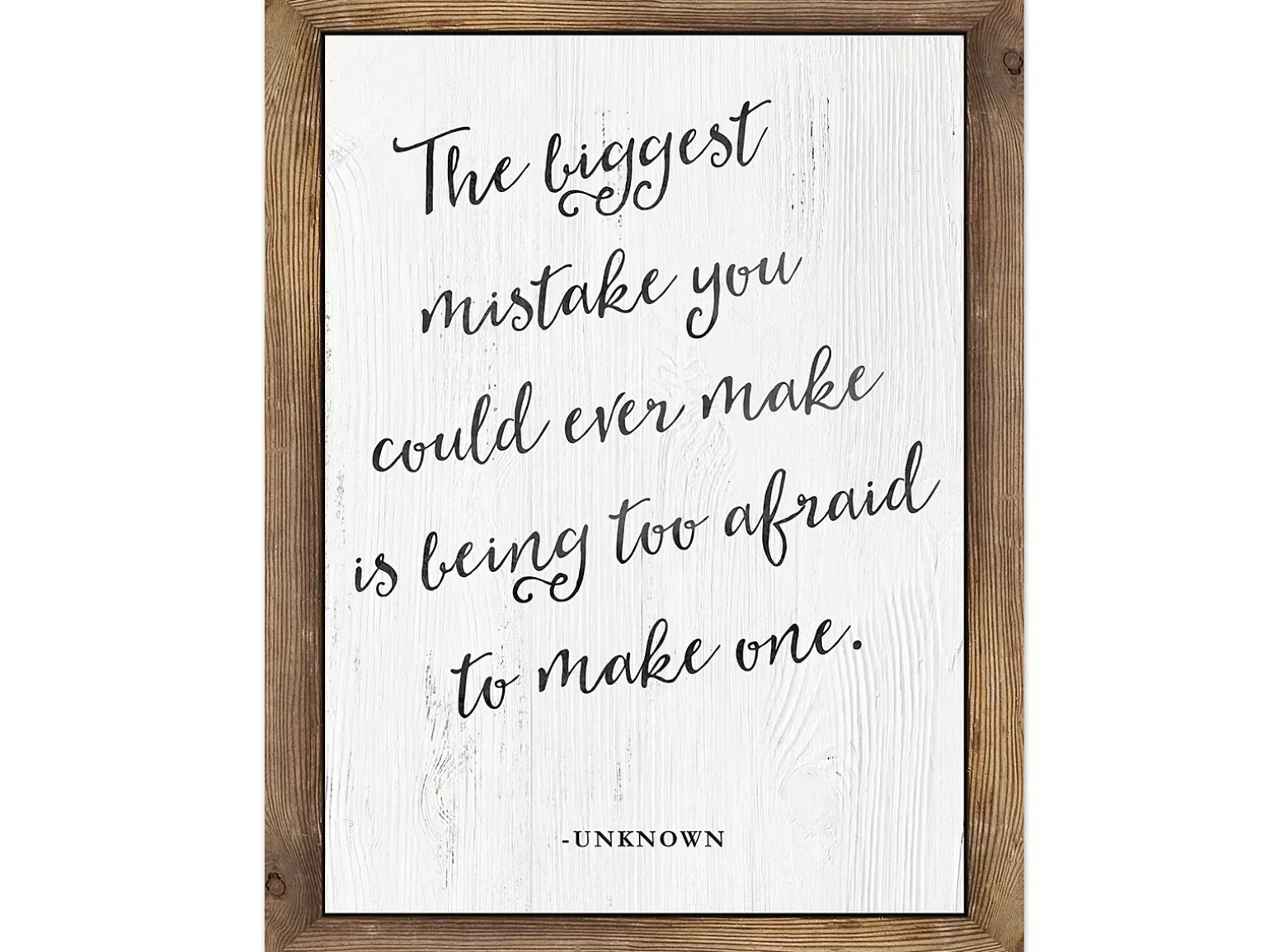 Industrial Chic the Biggest Mistake You Could Ever Make… Poster