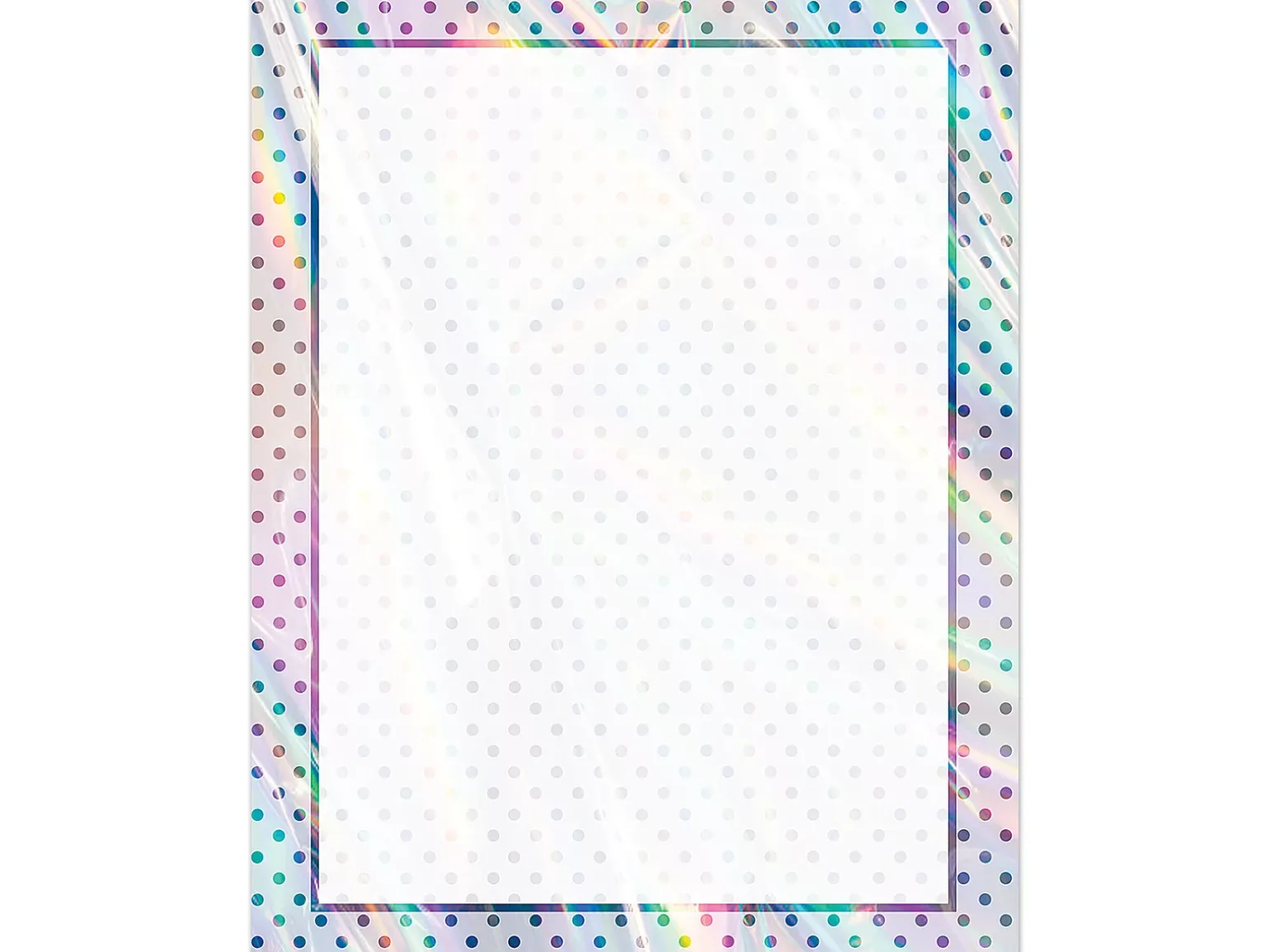 Iridescent Blank Poster