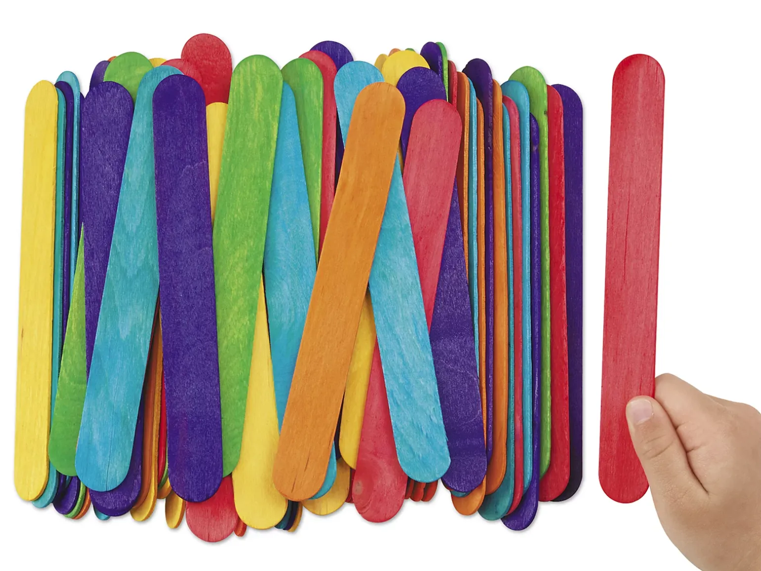 Jumbo Colored Craft Sticks