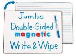 Jumbo Double-Sided Magnetic Write & Wipe Board