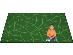 Just Like Home® Natural Mosaic Rectangular Carpets