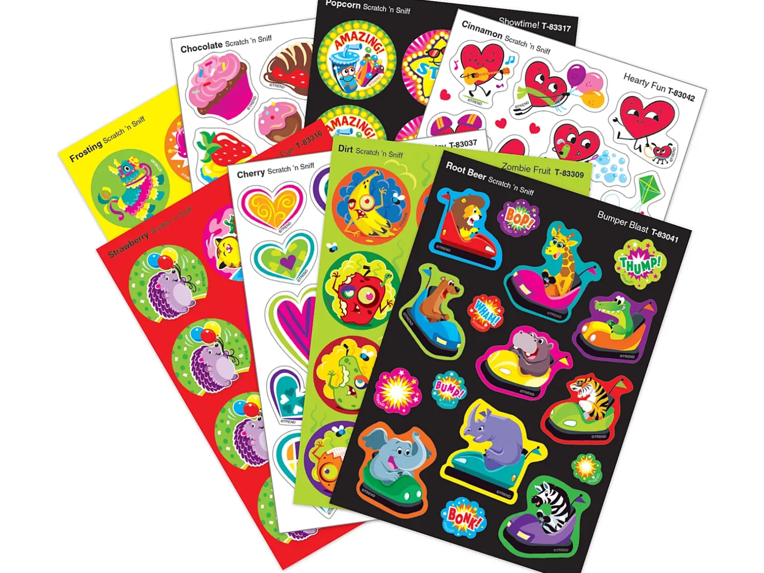 Kid Zone Scented Stickers - Variety Pack