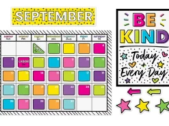 Kind Vibes Calendar Bulletin Board Set