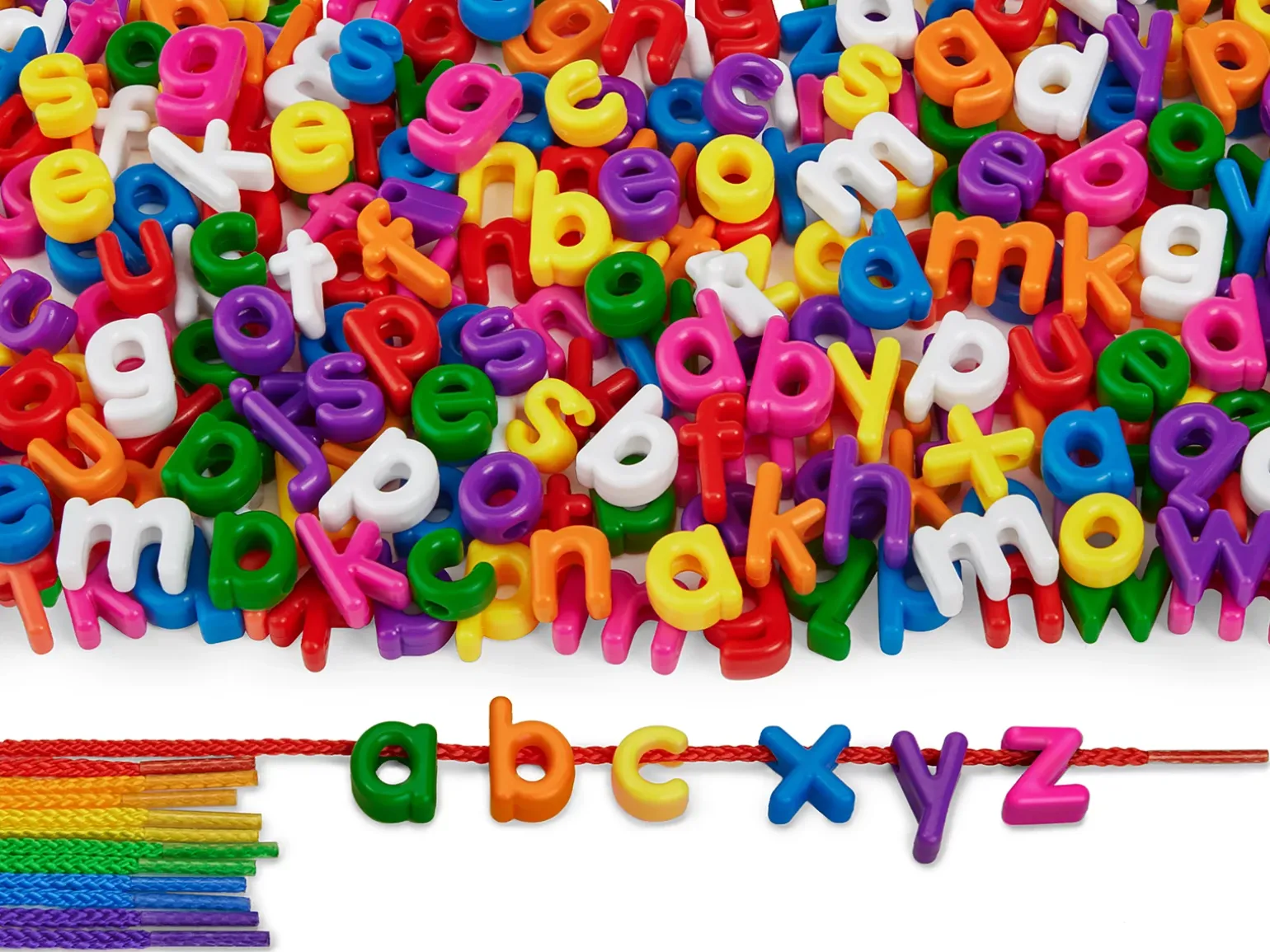 Lace-A-Word Beads - Lowercase