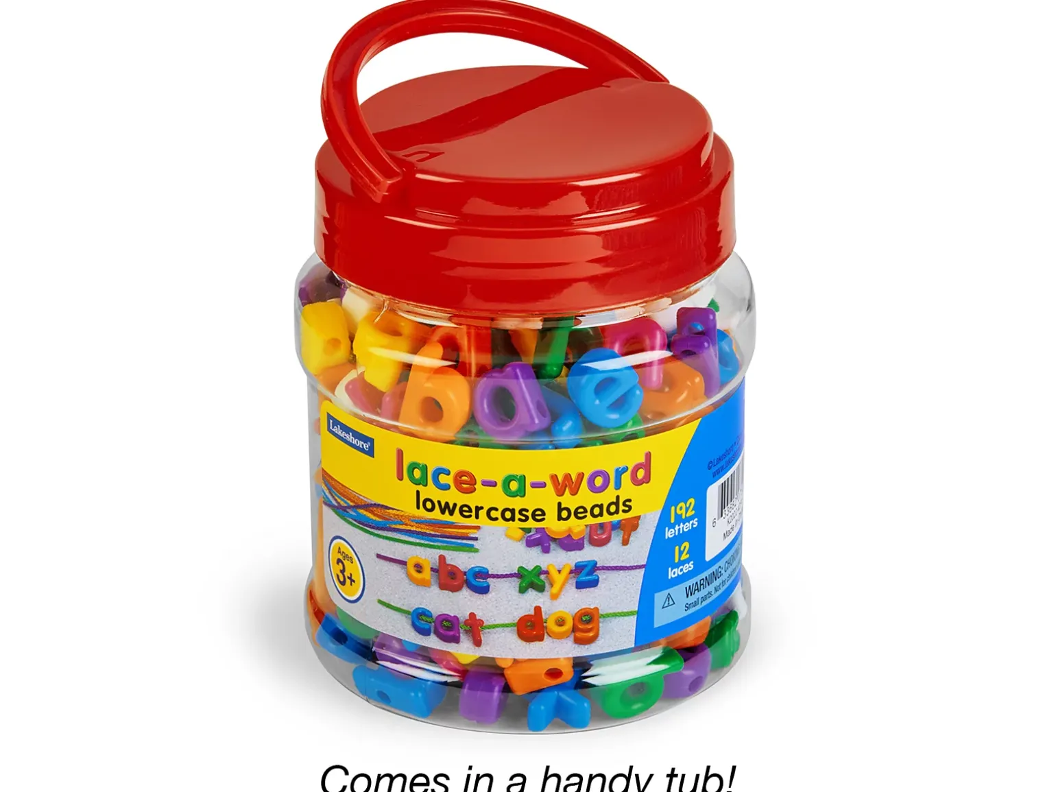 Lace-A-Word Beads - Lowercase