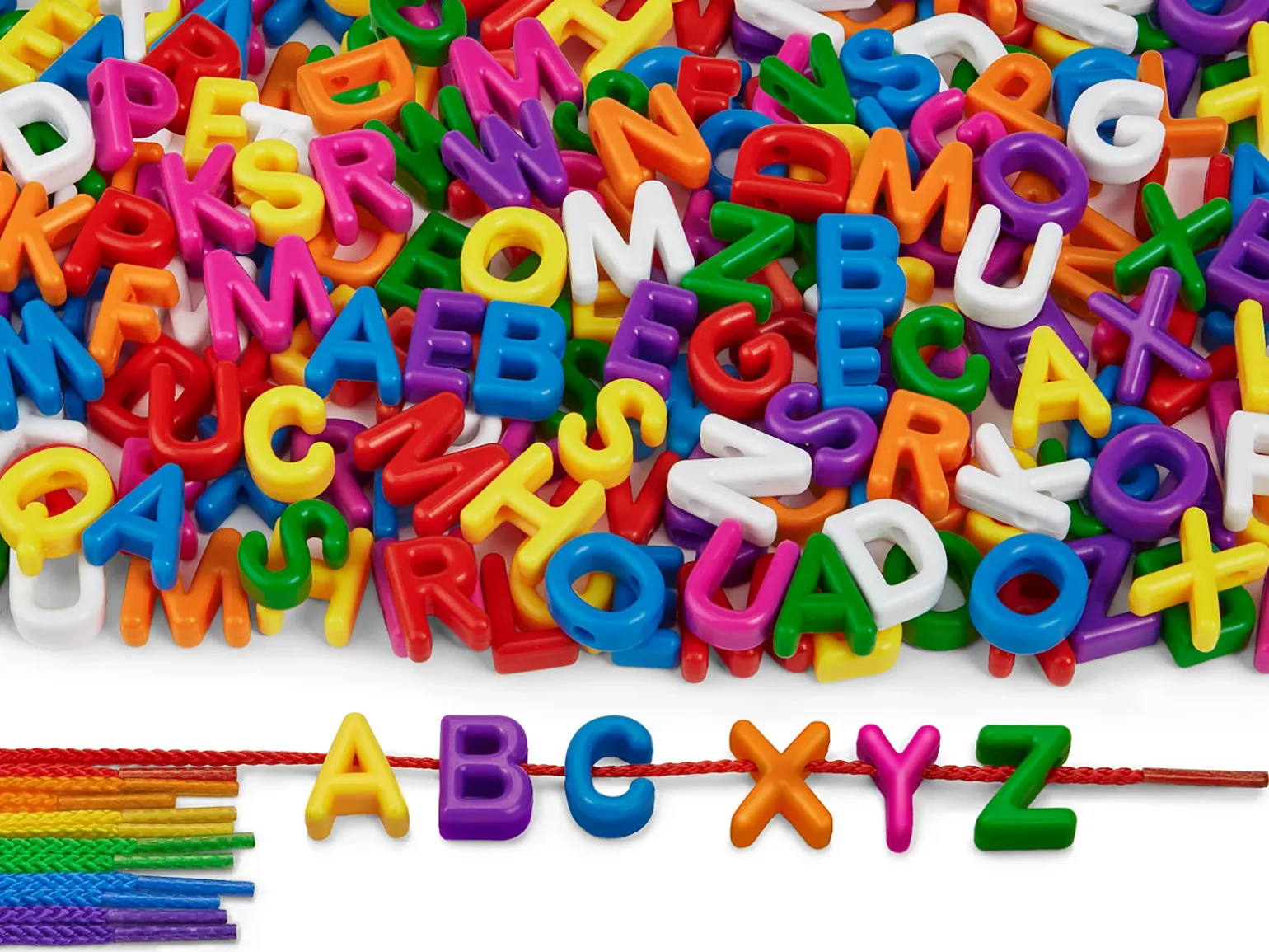 Lace-A-Word Beads - Uppercase