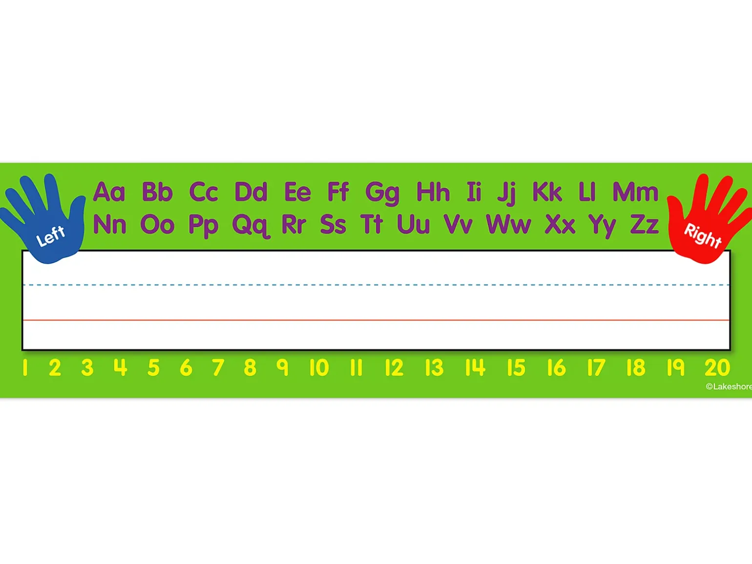 Lakeshore Alphabet Reference Nameplates - Pre K-K