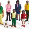 Lakeshore Block Play People - African American Family