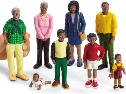 Lakeshore Block Play People - African American Family