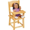Lakeshore Hardwood Doll Highchair