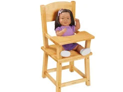 Lakeshore Hardwood Doll Highchair