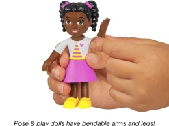 Lakeshore Pose & Play Dolls - African American Family