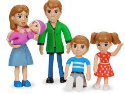 Lakeshore Pose & Play Dolls - Caucasian Family