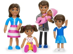 Lakeshore Pose & Play Dolls - Hispanic Family