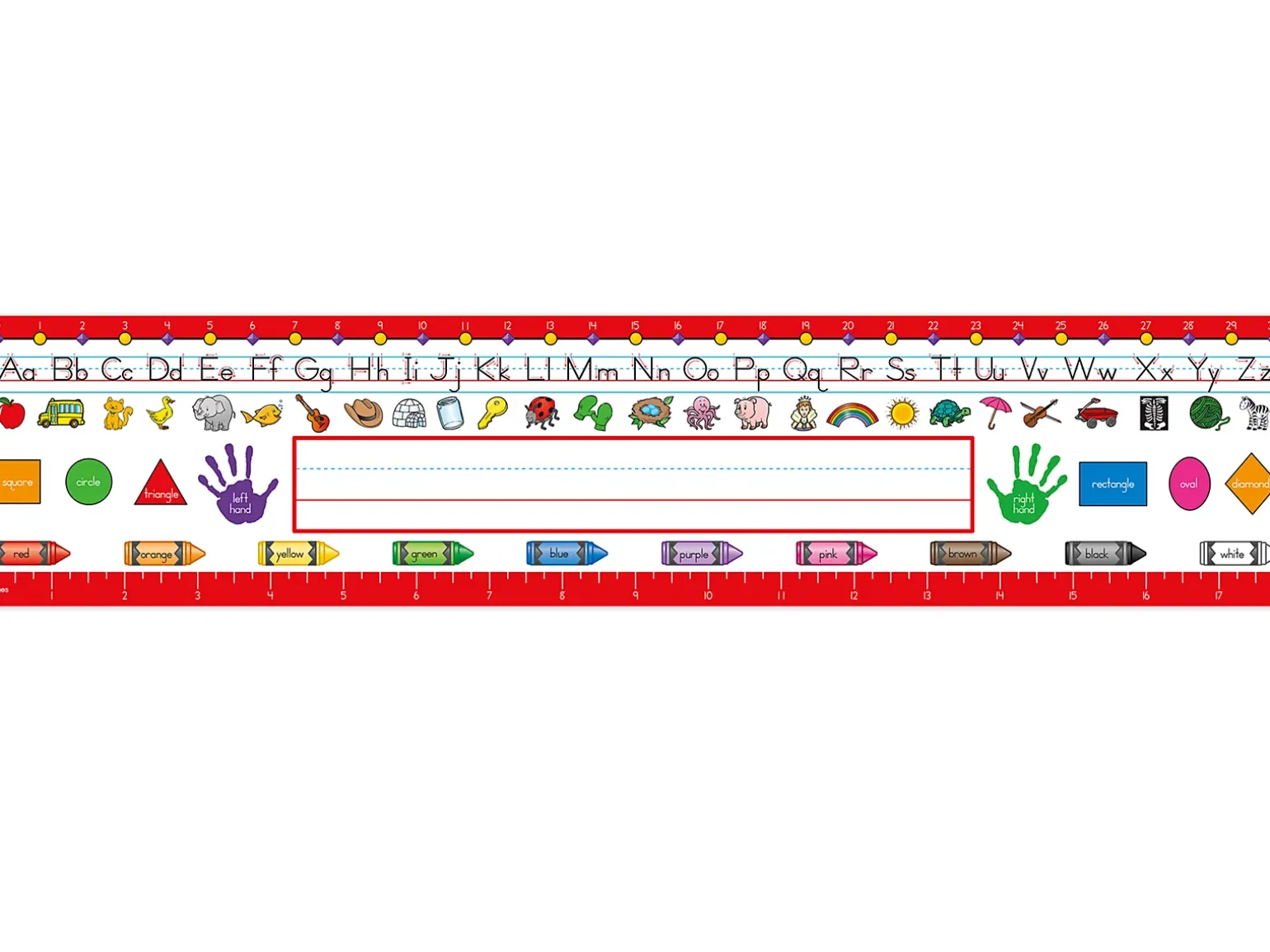Lakeshore Traditional Manuscript Reference Nameplates - Pre K-K
