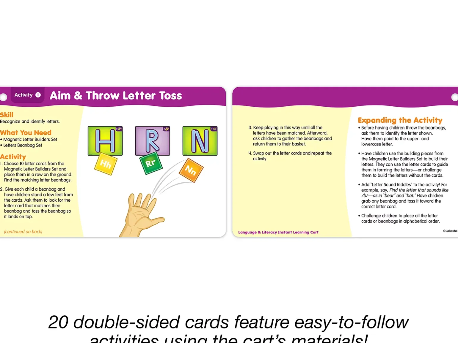 Language & Literacy Instant Learning Cart - Preschool-K
