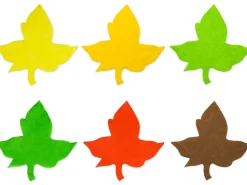 Leaf-Shaped Tissue Paper Accents