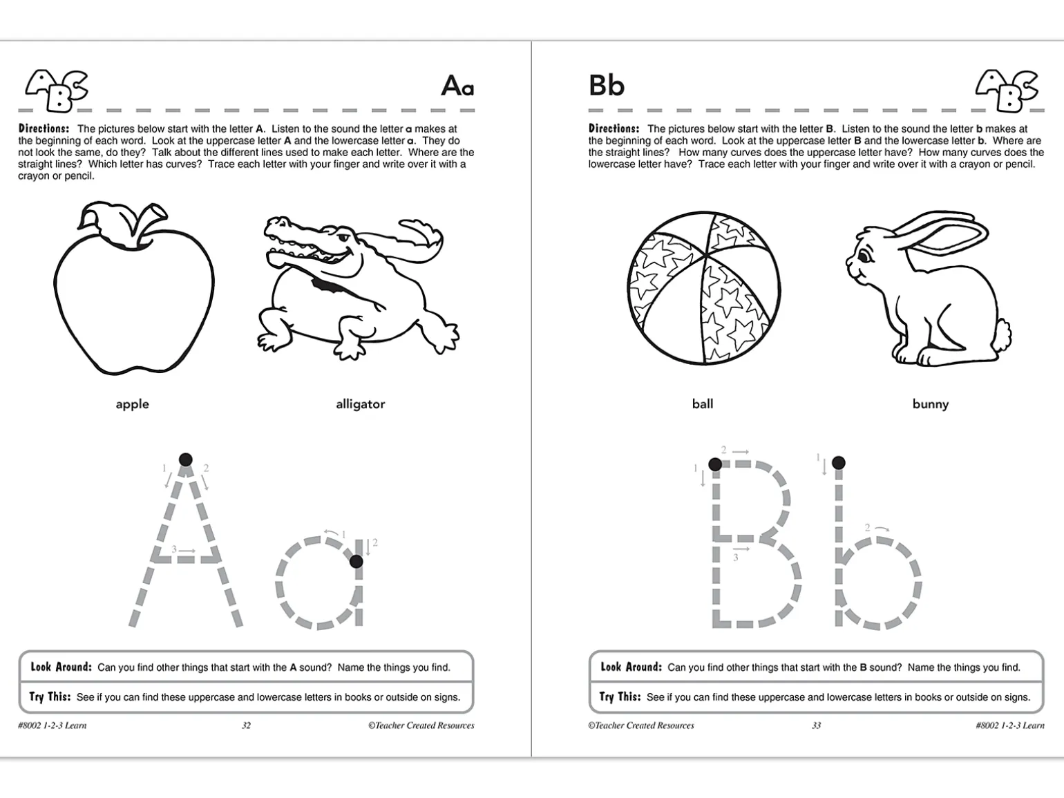 1-2-3 Learn Workbook - Preschool-Pre K