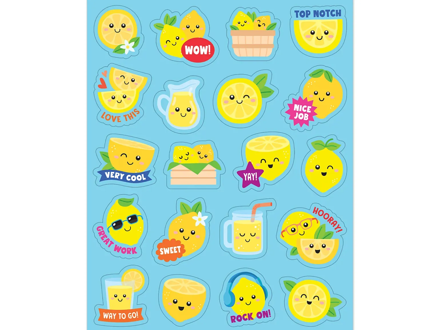 Lemon Scented Stickers