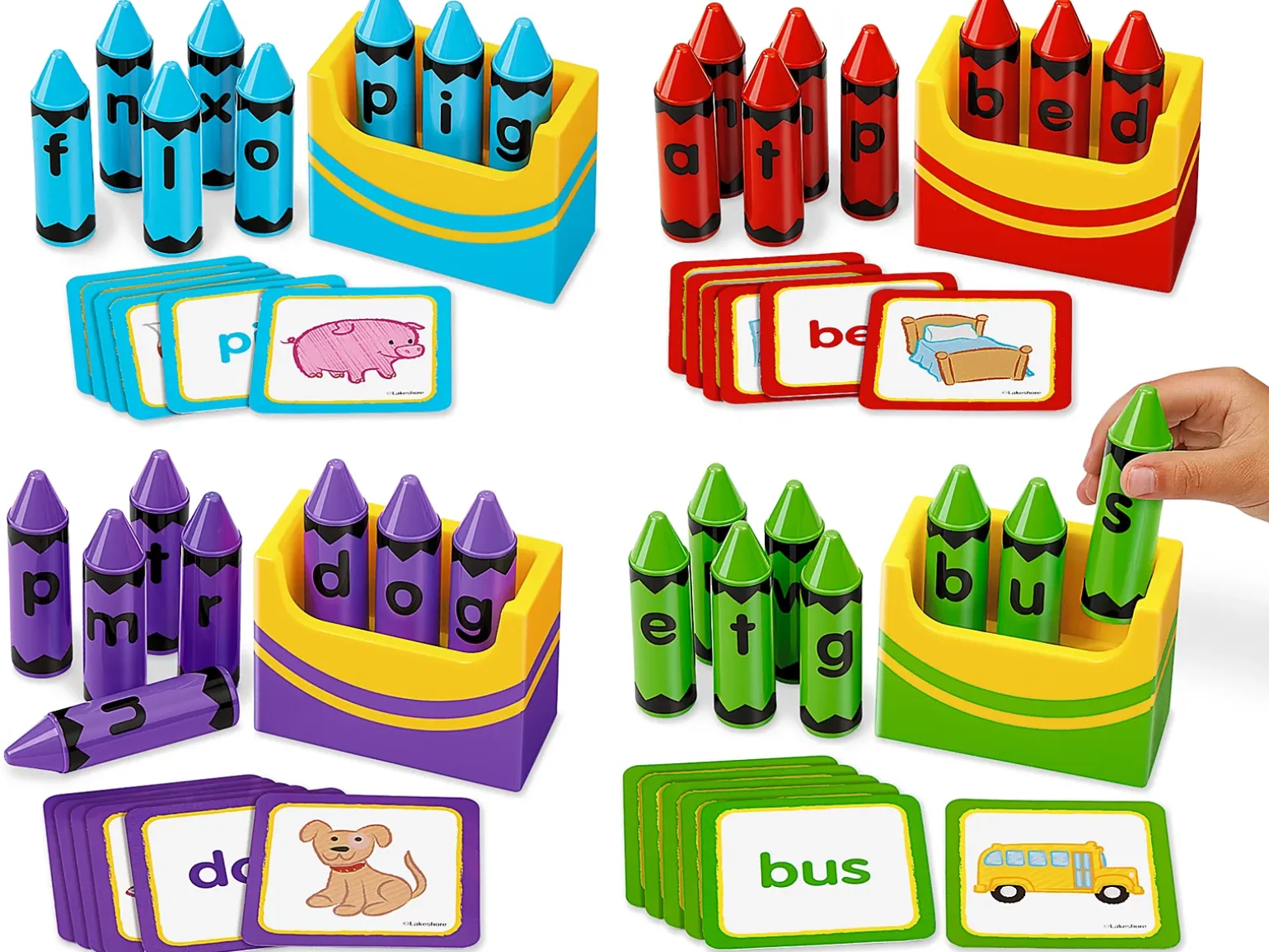 Letter Crayons Word Building Center