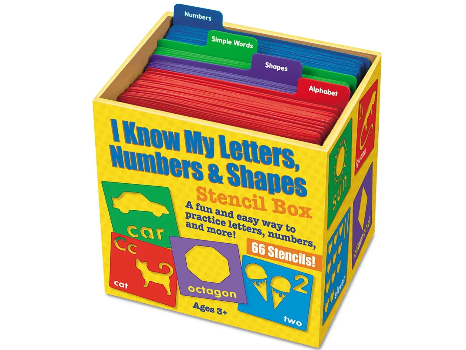 Letters, Numbers & Shapes Giant Stencil Box