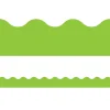 Lime Green Scalloped Border