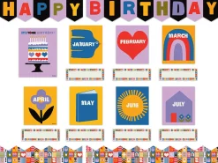 Lisa Congdon Birthday Bulletin Board Set