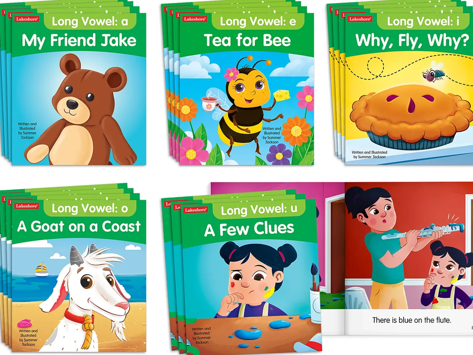 Long Vowels Skill-Building Book Set