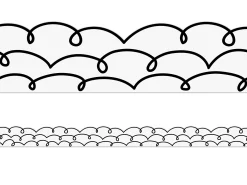 Loop-De-Loop Scalloped Border