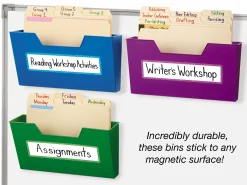 Magnetic Folder Bins - Set of 3