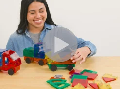 Magnetic Wonder Tiles® - Vehicle Builder