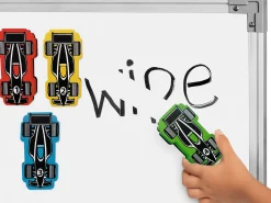 Magnetic Write & Wipe Erasers - Set of 4