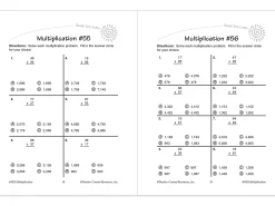 Master Multiplication Workbook