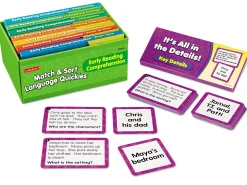 Match & Sort Early Reading Comprehension Quickies - K-Gr. 1