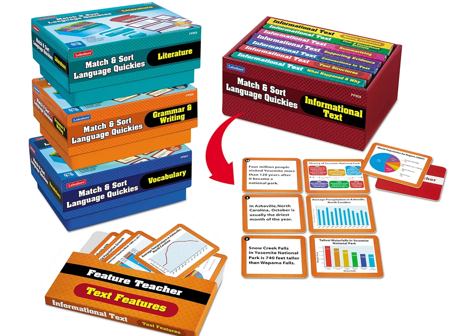 Match & Sort Language Quickies - Gr. 4-5 - Complete Set