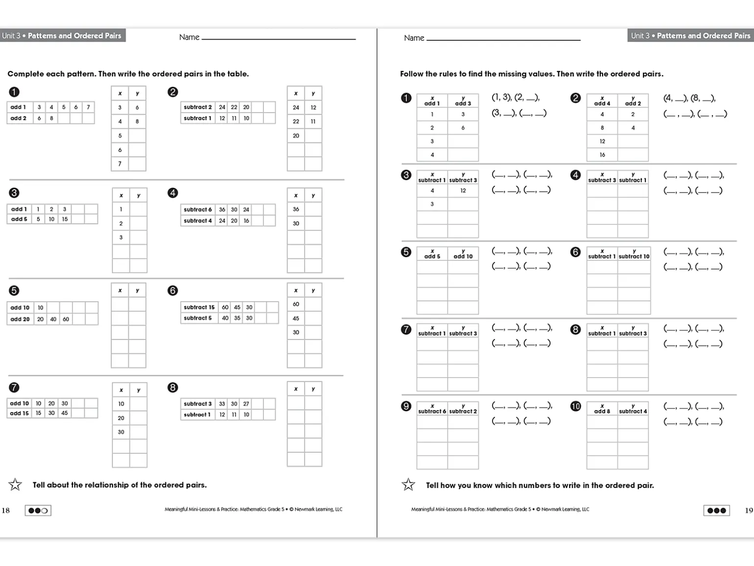 Mathematics Workbook - Gr. 5