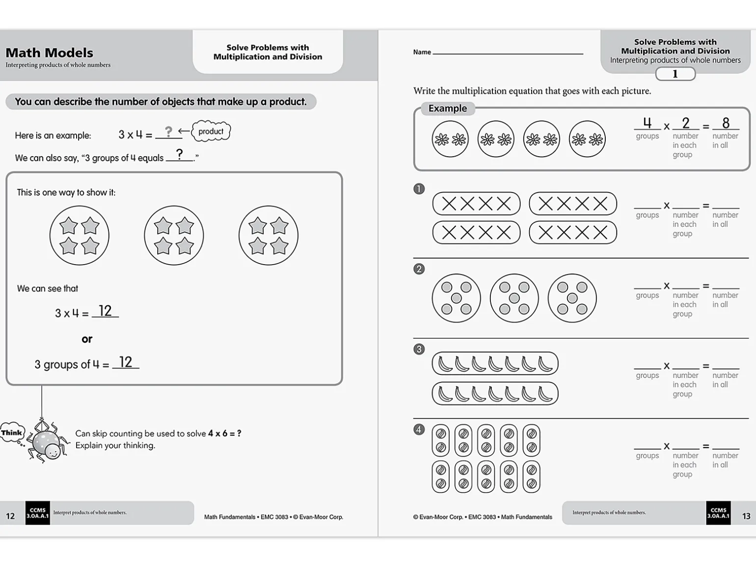 Math Fundamentals Workbook - Gr. 3