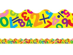 Math Fun Scalloped Border