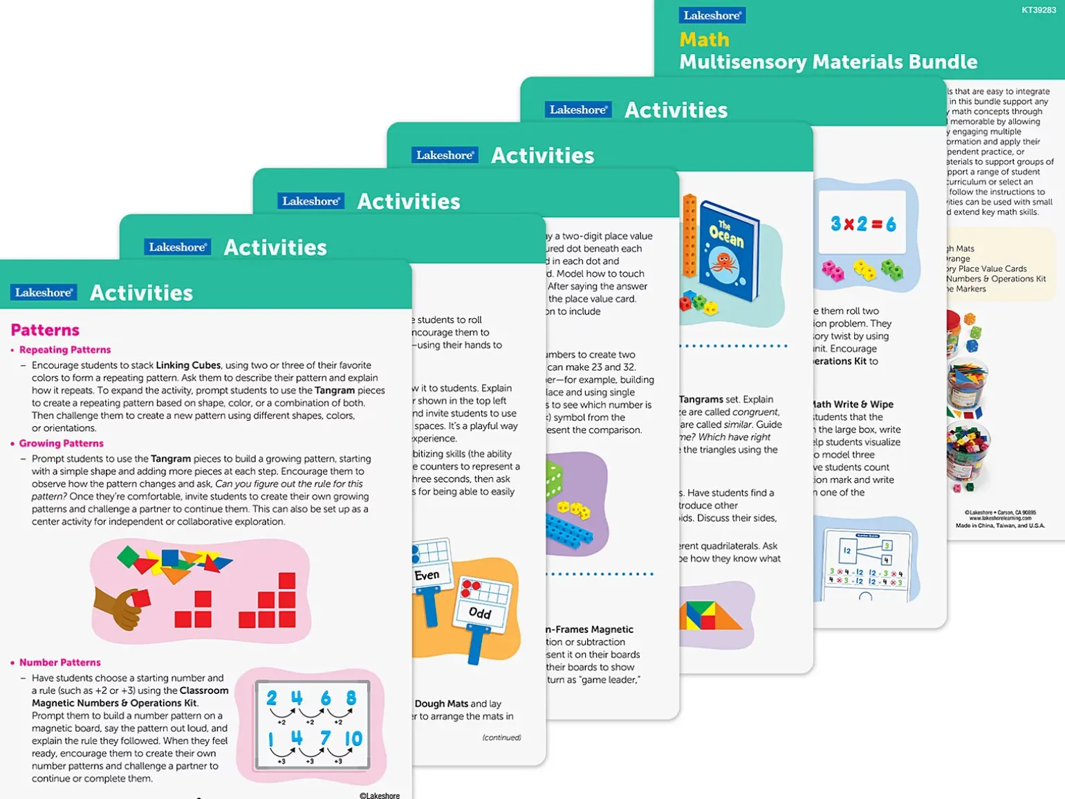 Math Multisensory Materials Bundle