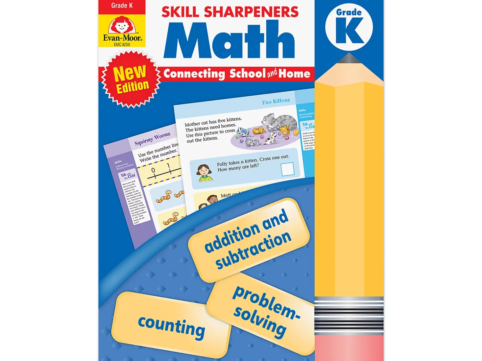 Math Skill Sharpeners Workbook - Kindergarten