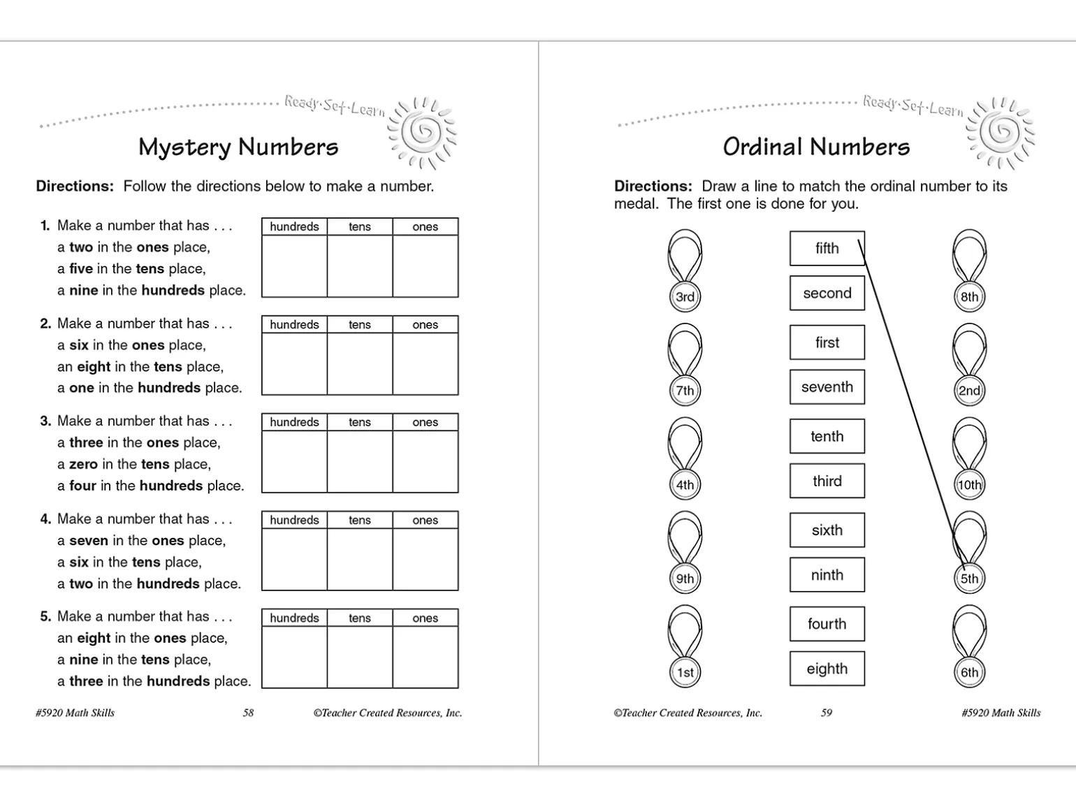 Math Skills Workbook - Gr. 1