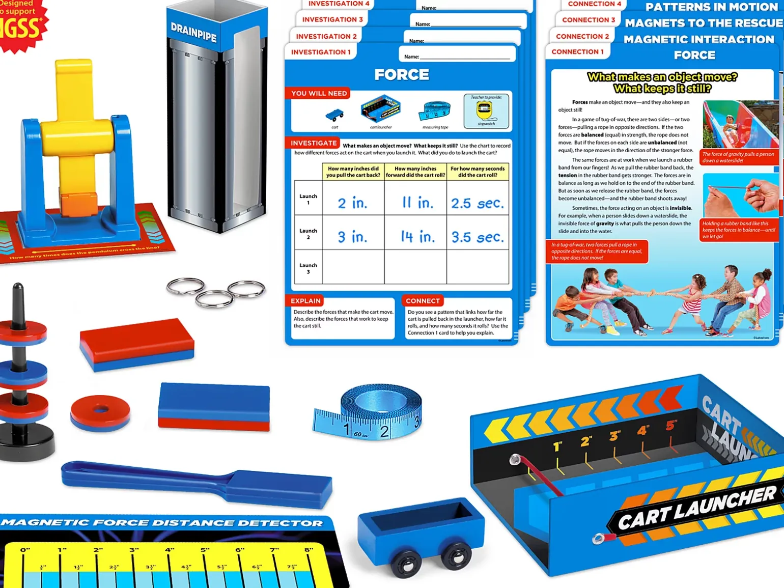 Meet the Standards Force & Motion Kit - Gr. 3