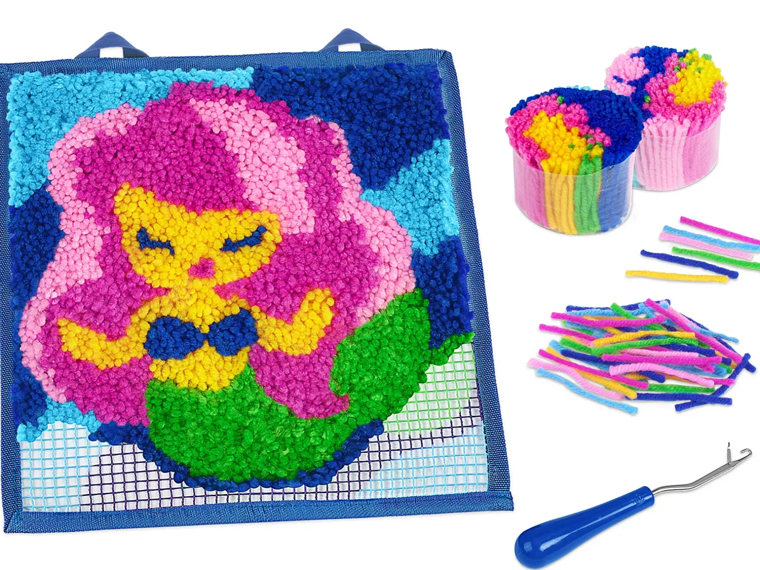 Mermaid Latch Hook Craft Kit