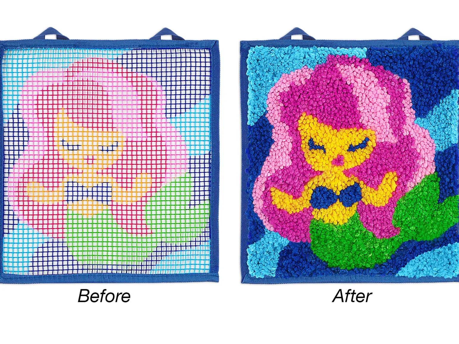Mermaid Latch Hook Craft Kit