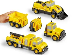 Mix & Match Magnetic Construction Vehicles
