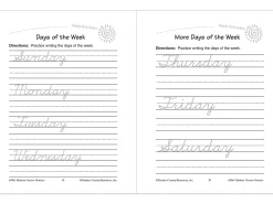 Modern Cursive Writing Practice Workbook