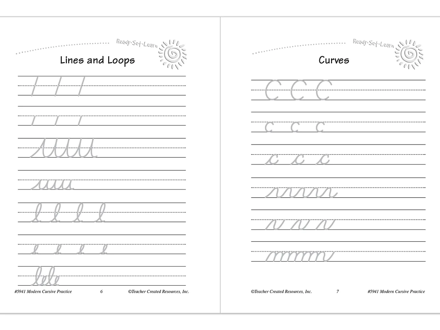 Modern Cursive Writing Practice Workbook
