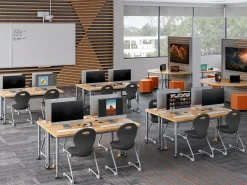 Modern Edge Mobile Media Table